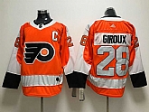 Philadelphia Flyers 28 Claude Giroux Orange Adidas Stitched Jersey,baseball caps,new era cap wholesale,wholesale hats